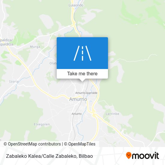 Zabaleko Kalea/Calle Zabaleko map