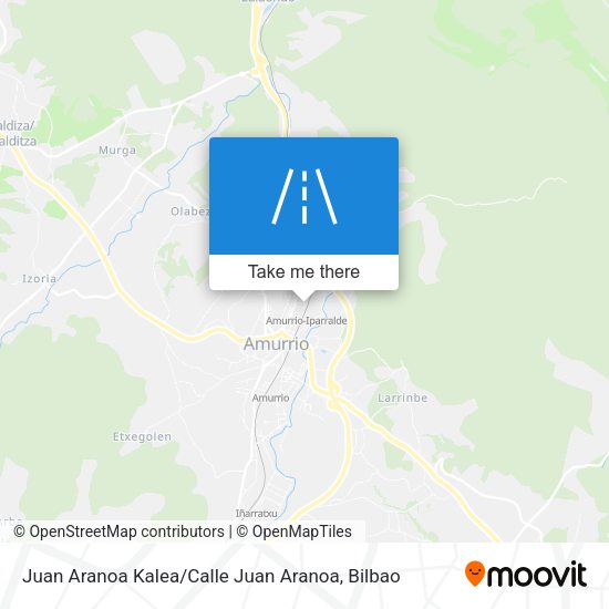 Juan Aranoa Kalea / Calle Juan Aranoa map