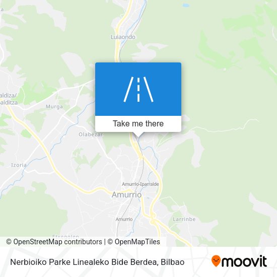 Nerbioiko Parke Linealeko Bide Berdea map