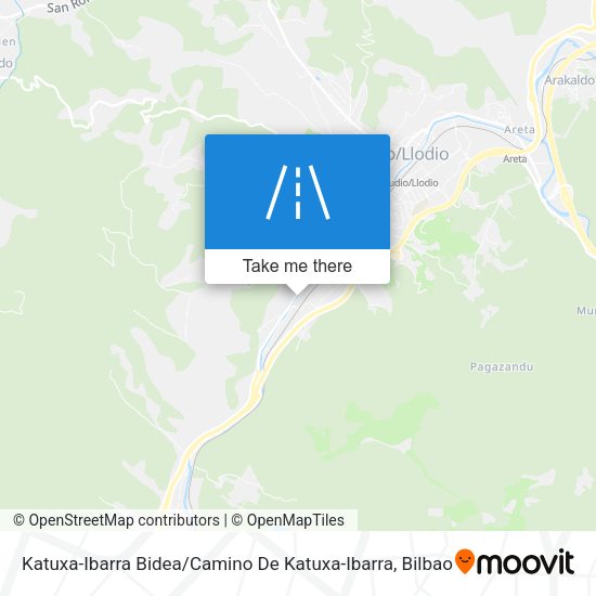 Katuxa-Ibarra Bidea / Camino De Katuxa-Ibarra map