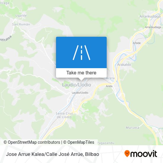 Jose Arrue Kalea / Calle José Arrúe map