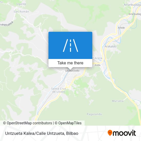 Untzueta Kalea/Calle Untzueta map