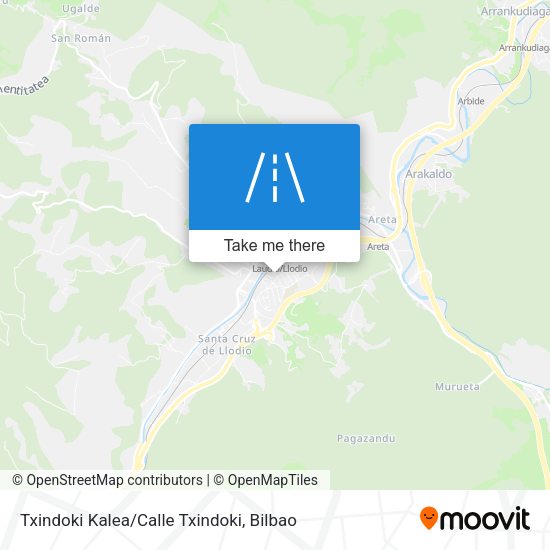 Txindoki Kalea/Calle Txindoki map