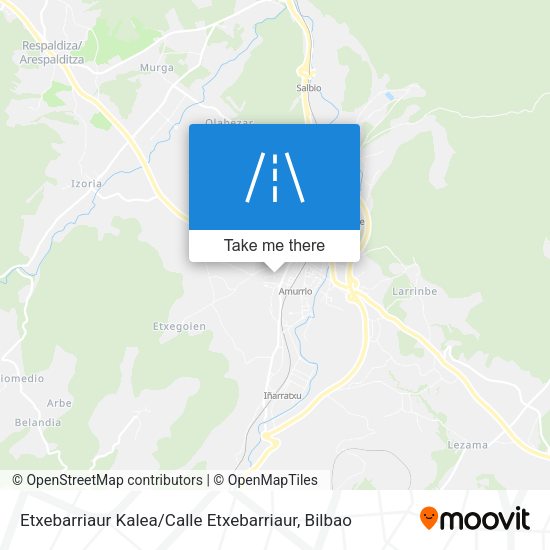 Etxebarriaur Kalea / Calle Etxebarriaur map