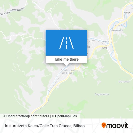 Irukurutzeta Kalea / Calle Tres Cruces map