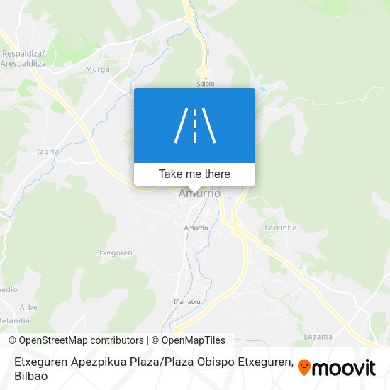 Etxeguren Apezpikua Plaza / Plaza Obispo Etxeguren map