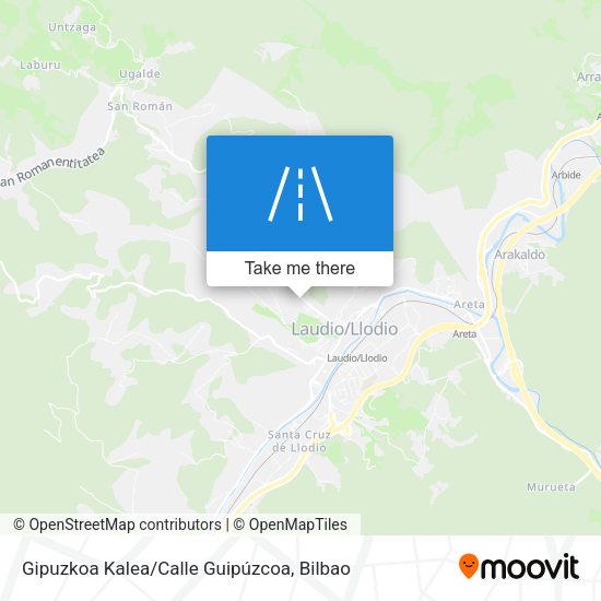 Gipuzkoa Kalea/Calle Guipúzcoa map
