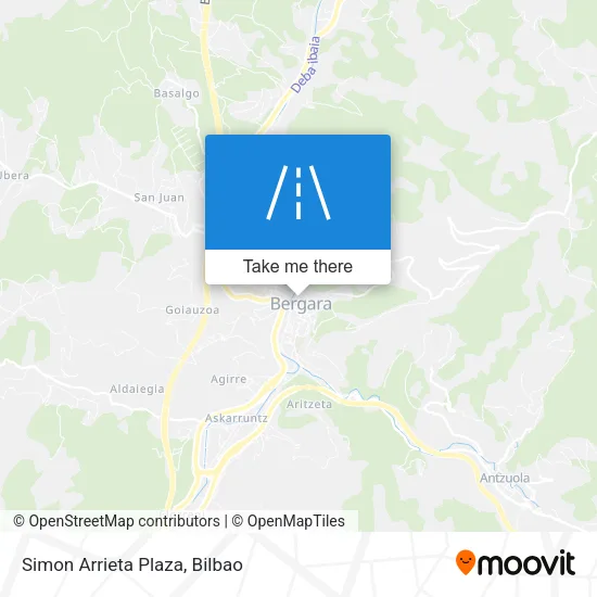 Simon Arrieta Plaza map