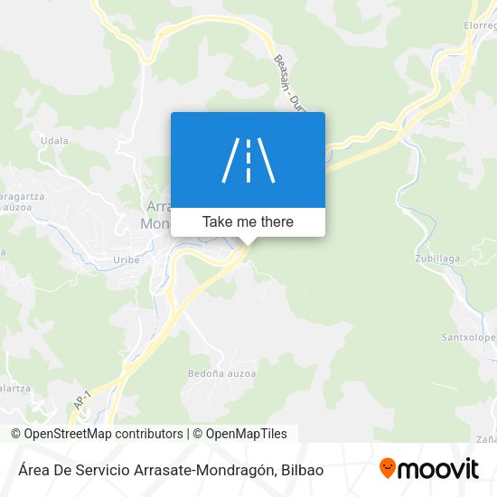 Área De Servicio Arrasate-Mondragón map