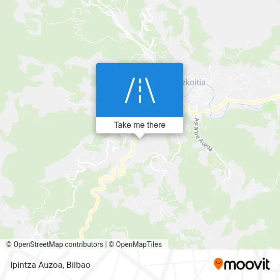 Ipintza Auzoa map