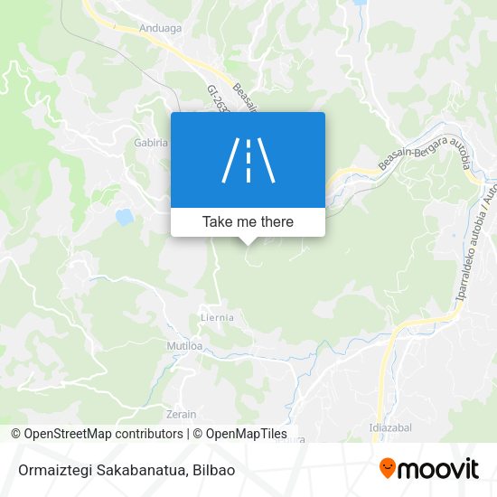 Ormaiztegi Sakabanatua map