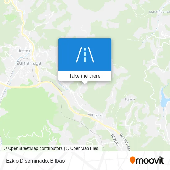 Ezkio Diseminado map
