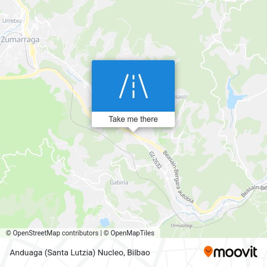 Anduaga (Santa Lutzia) Nucleo map