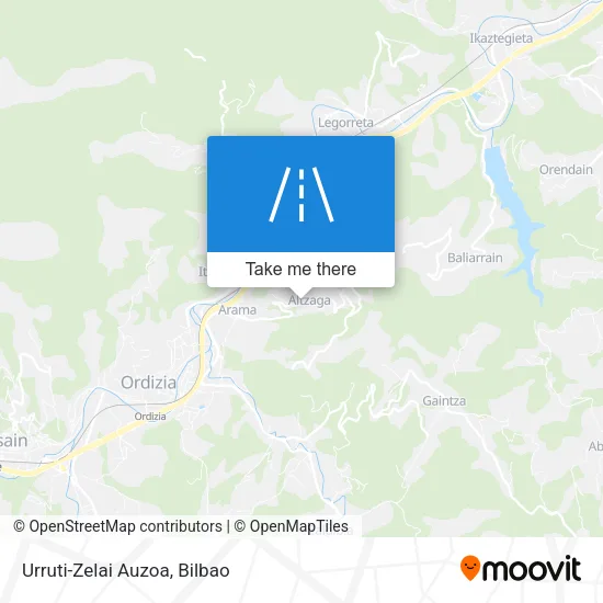 Urruti-Zelai Auzoa map