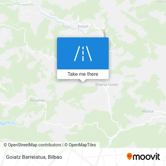 Goiatz Barreiatua map