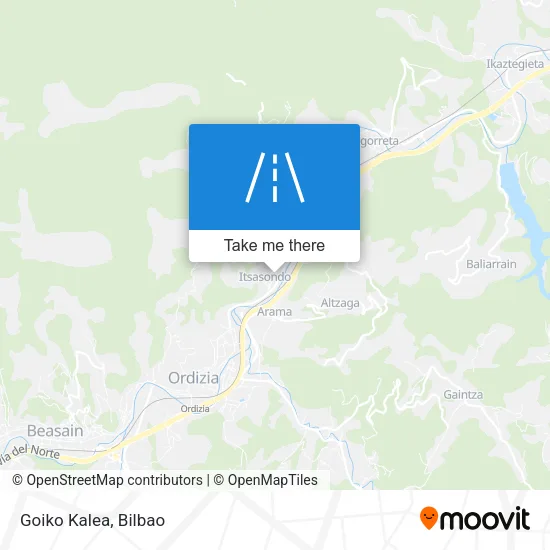 Goiko Kalea map