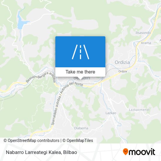 Nabarro Larreategi Kalea map