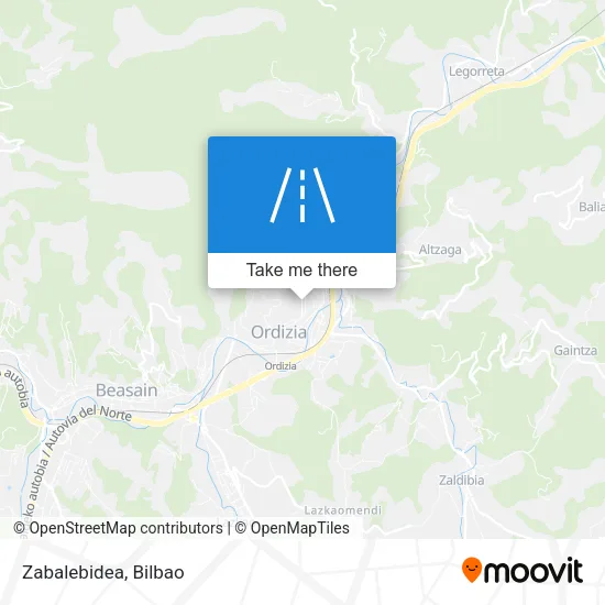 Zabalebidea map