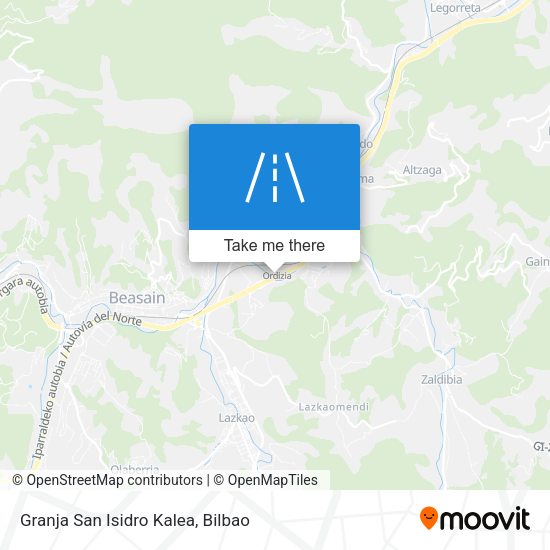 Granja San Isidro Kalea map