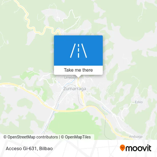 Acceso Gi-631 map