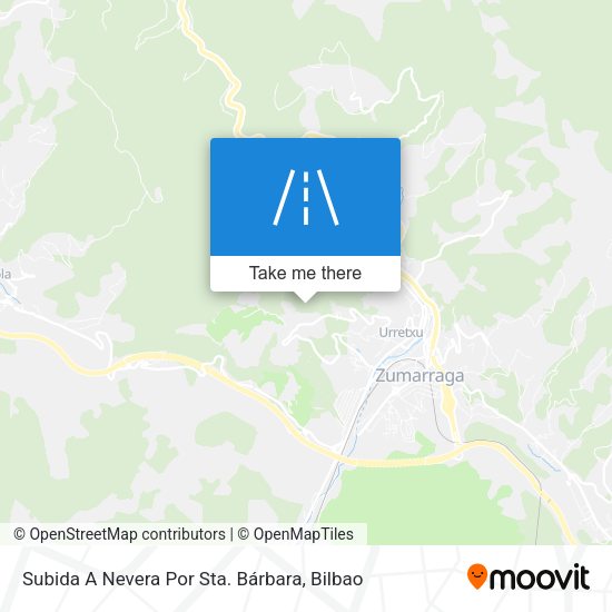 Subida A Nevera Por Sta. Bárbara map