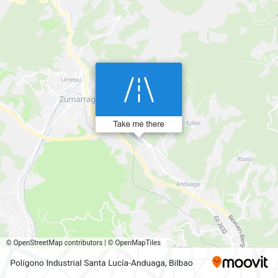 Polígono Industrial Santa Lucía-Anduaga map