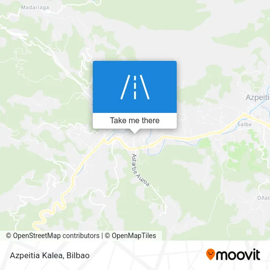 Azpeitia Kalea map