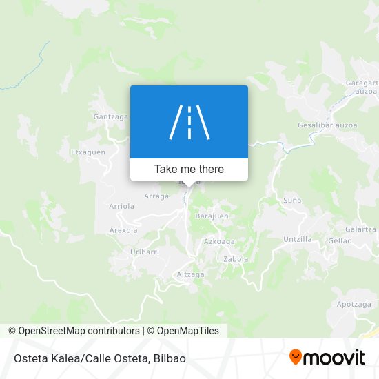 Osteta Kalea/Calle Osteta map