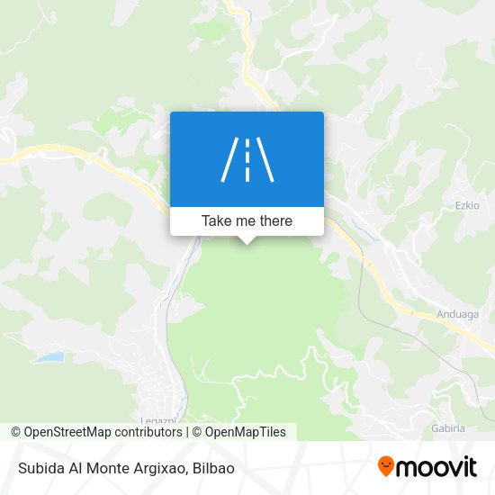 Subida Al Monte Argixao map