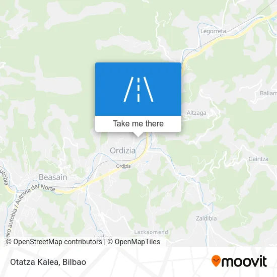 Otatza Kalea map