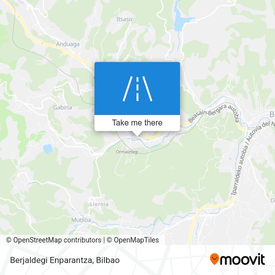 Berjaldegi Enparantza map