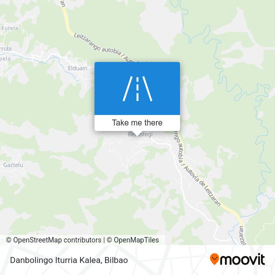 Danbolingo Iturria Kalea map