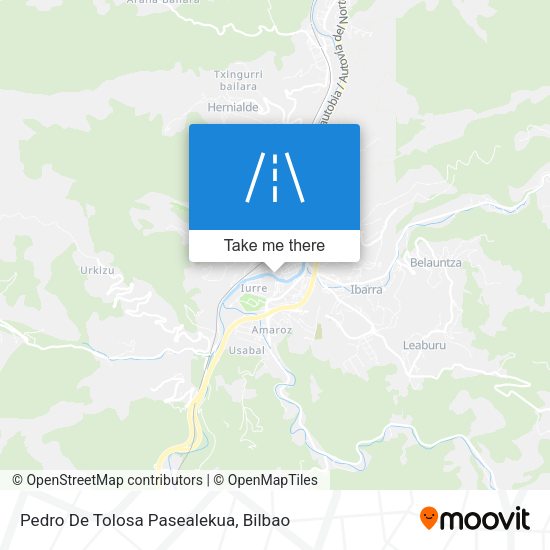 Pedro De Tolosa Pasealekua map