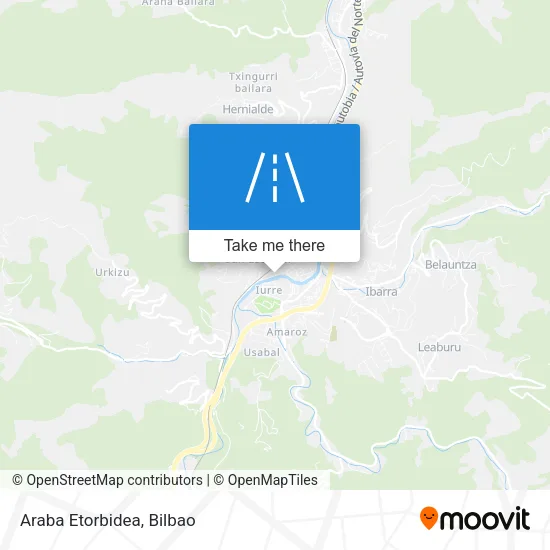 Araba Etorbidea map