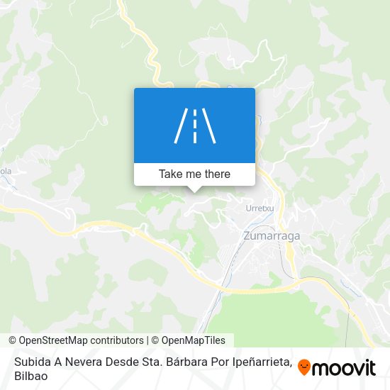 Subida A Nevera Desde Sta. Bárbara Por Ipeñarrieta map