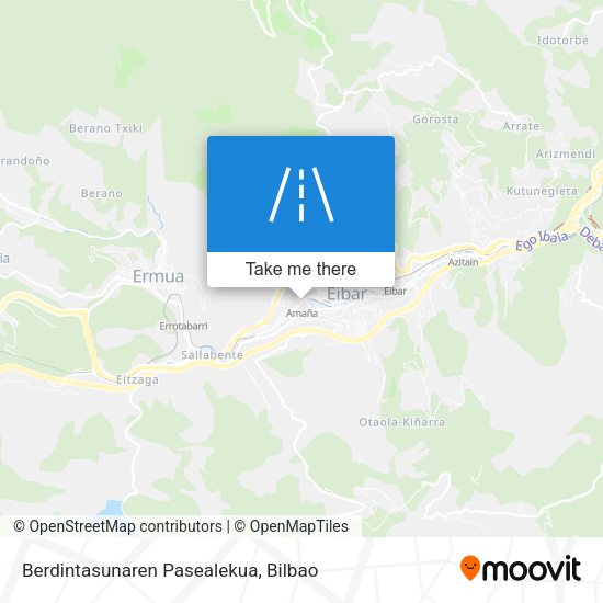 Berdintasunaren Pasealekua map