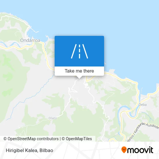 Hirigibel Kalea map