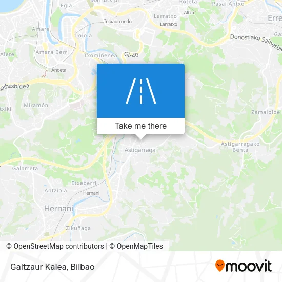 Galtzaur Kalea map
