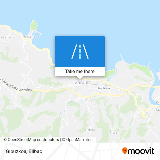 Gipuzkoa map