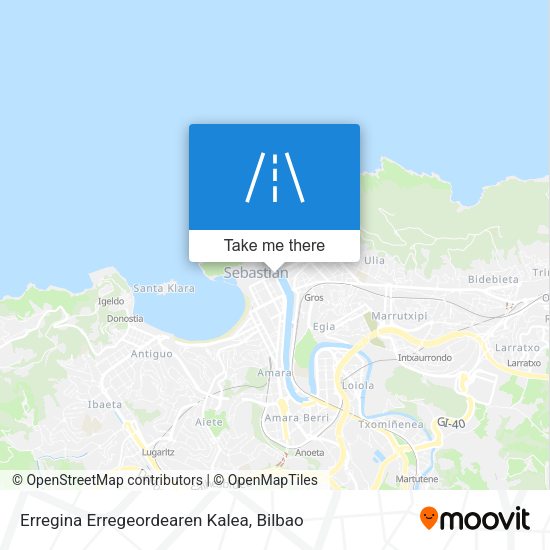 Erregina Erregeordearen Kalea map