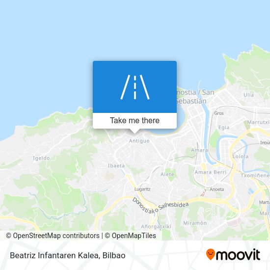 Beatriz Infantaren Kalea map