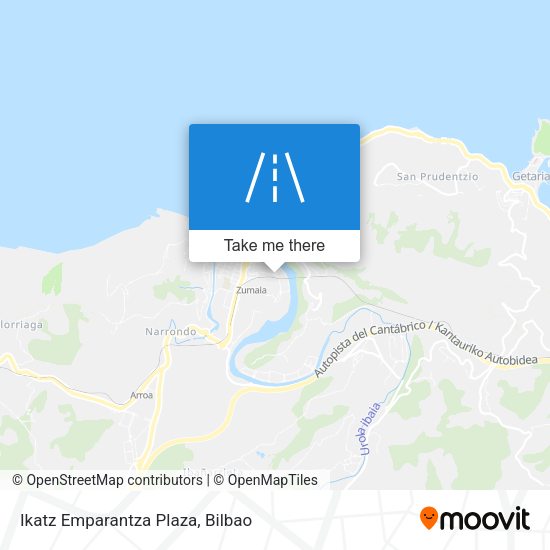 Ikatz Emparantza Plaza map