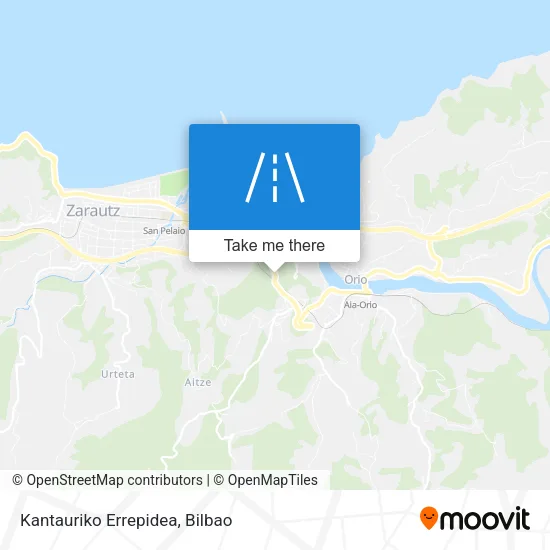 Kantauriko Errepidea map