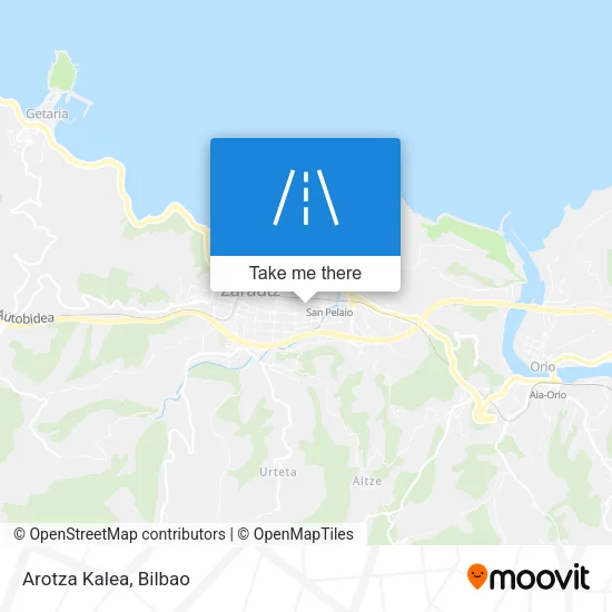 Arotza Kalea map
