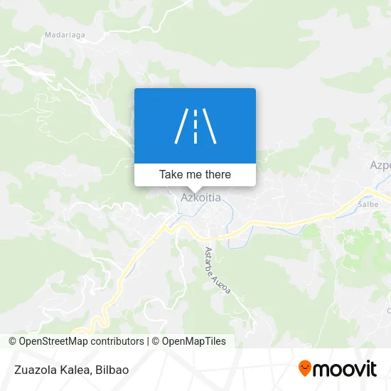 Zuazola Kalea map