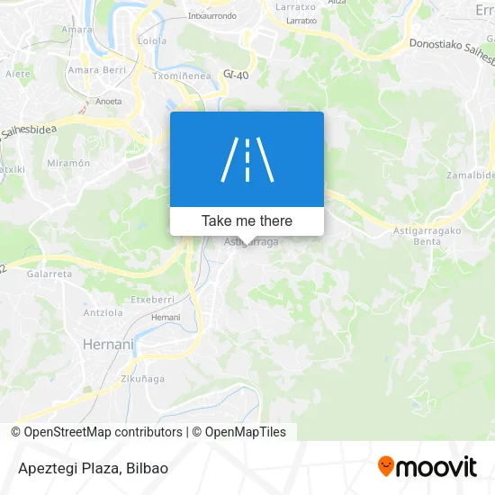 Apeztegi Plaza map