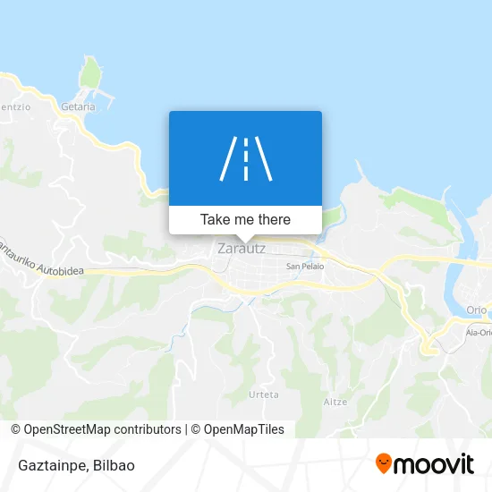 Gaztainpe map