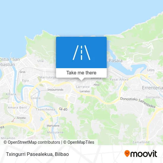 Txingurri Pasealekua map