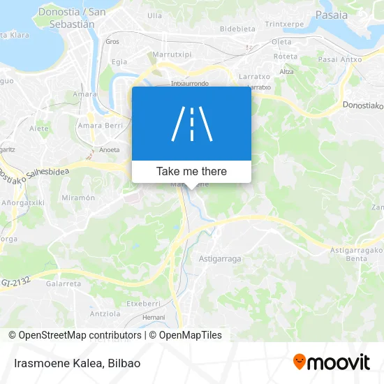 Irasmoene Kalea map