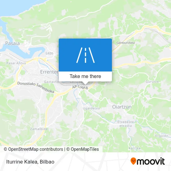 Iturrine Kalea map